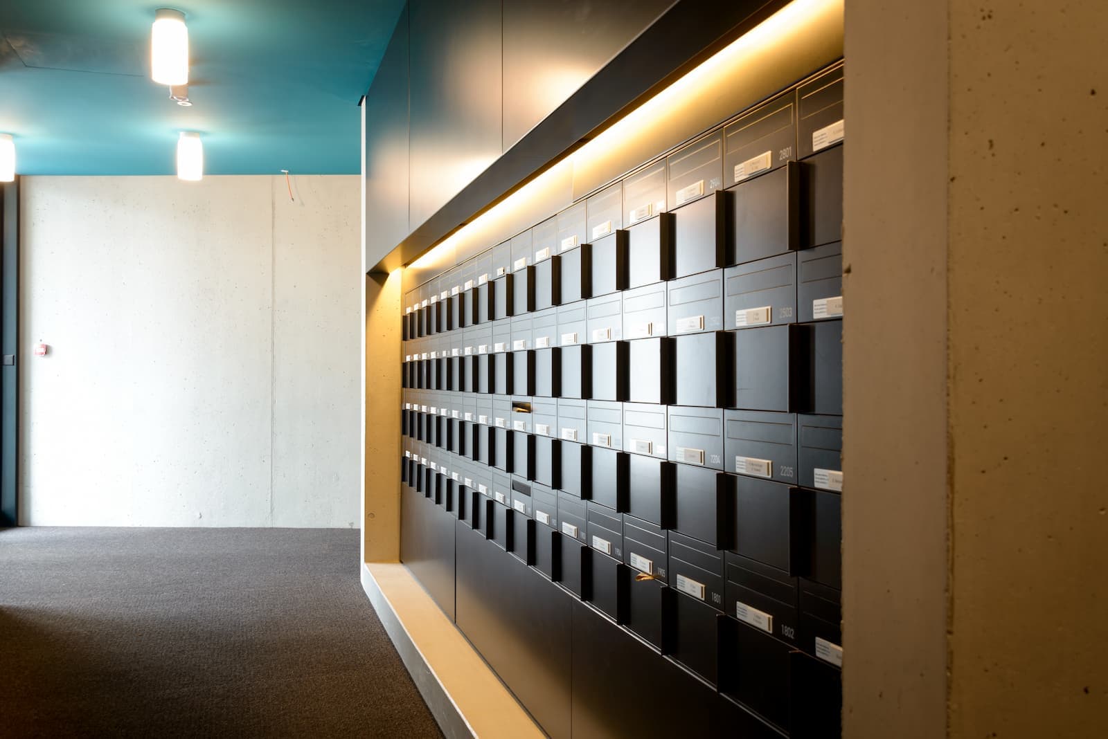 Briefkastenanlage im Bärentower in Ostermundigen